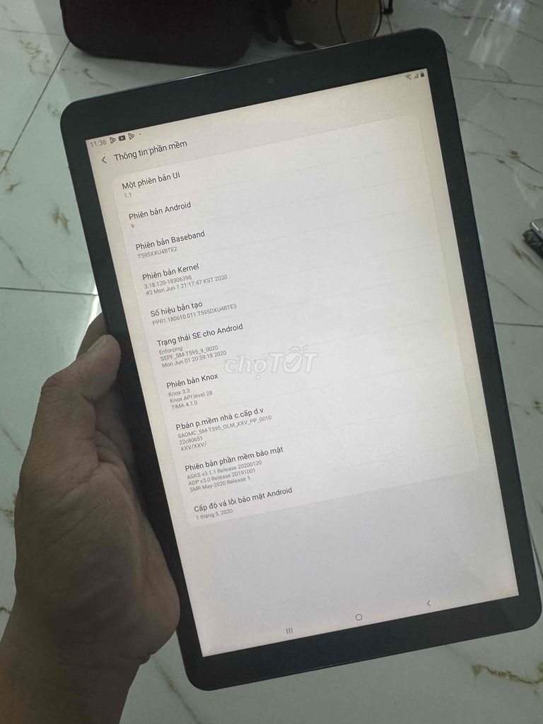 Samsung TAb A (2018, 10.5) pin ngon