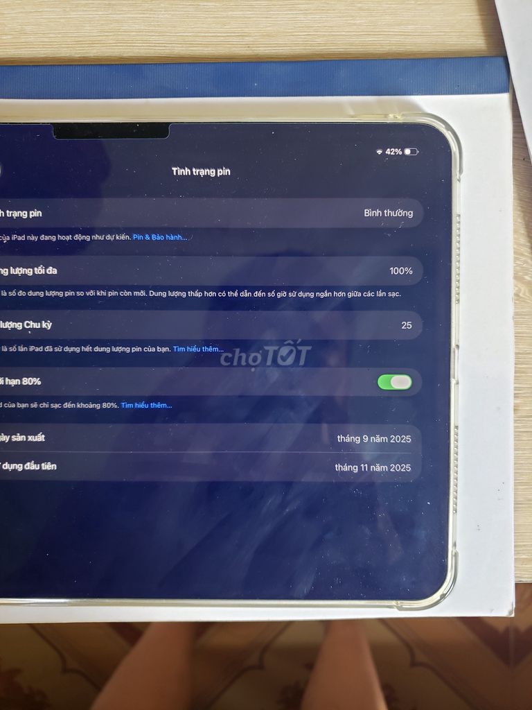 Apple iPad 11 inch Wifi Như mới. Mua bán Máy tính bảng tại Quận Hải An Hải Phòng được đăng bởi Khánh Huy hình 1