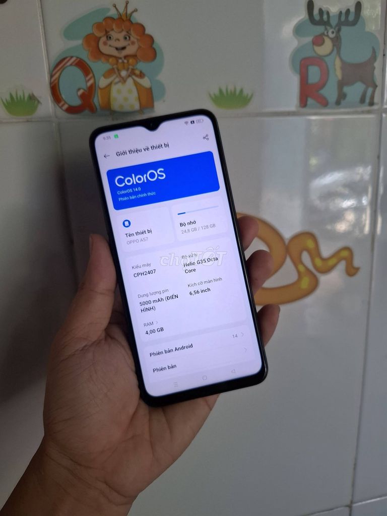 Oppo A57 4GB/128GB Đen. Mua bán Điện thoại tại Thành phố Thủ Đức Tp Hồ Chí Minh được đăng bởi Hội Đồ Điện Tử hình 1