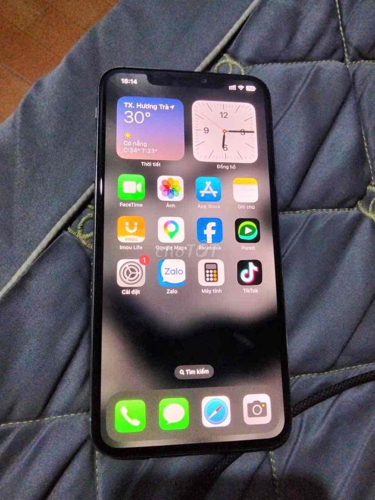 Apple iPhone XS Max Trắng. Mua bán Điện thoại tại Thành phố Huế Thừa Thiên Huế được đăng bởi DINH hình 1