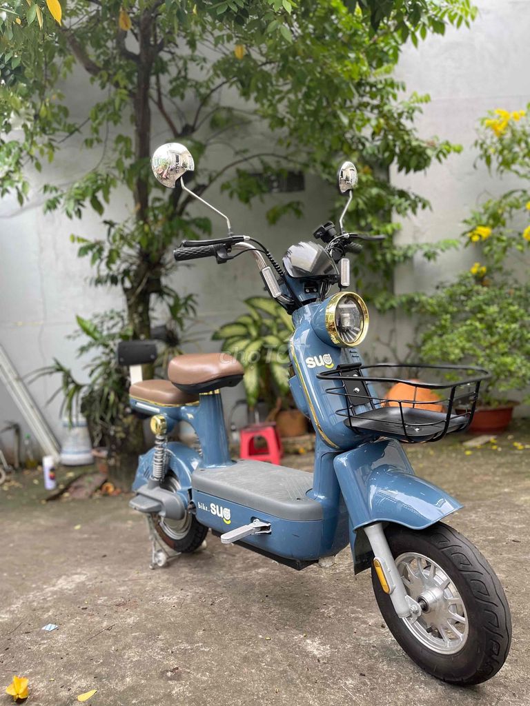 Xe đạp điện SUG bike màu Xanh dương. Mua bán Xe điện tại Quận Ninh Kiều Cần Thơ được đăng bởi XE ĐIỆN Phước Sang hình 4