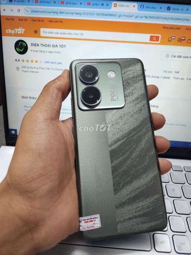 POCO M7 Pro Xám Mới. Mua bán Điện thoại tại Quận Tân Bình Tp Hồ Chí Minh được đăng bởi Minh Quân hình 1