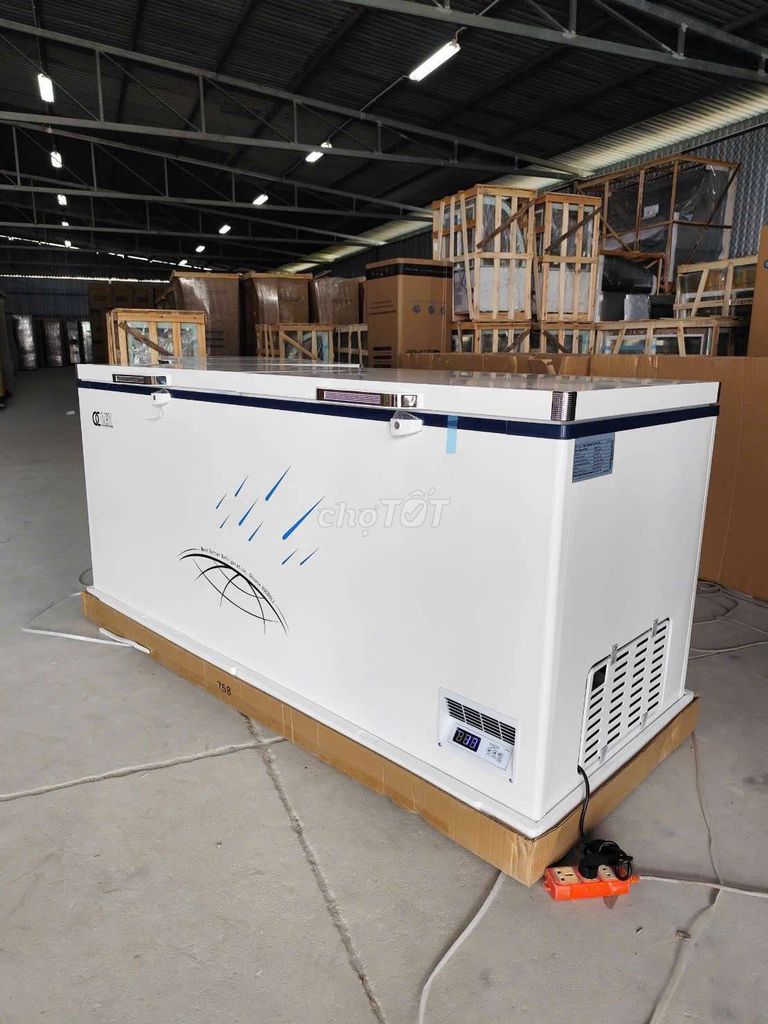 Tủ đông OUCBOLL Mặt kính Trắng. Mua bán Tủ lạnh tại Quận Ngũ Hành Sơn Đà Nẵng được đăng bởi Quý Duy hình 1