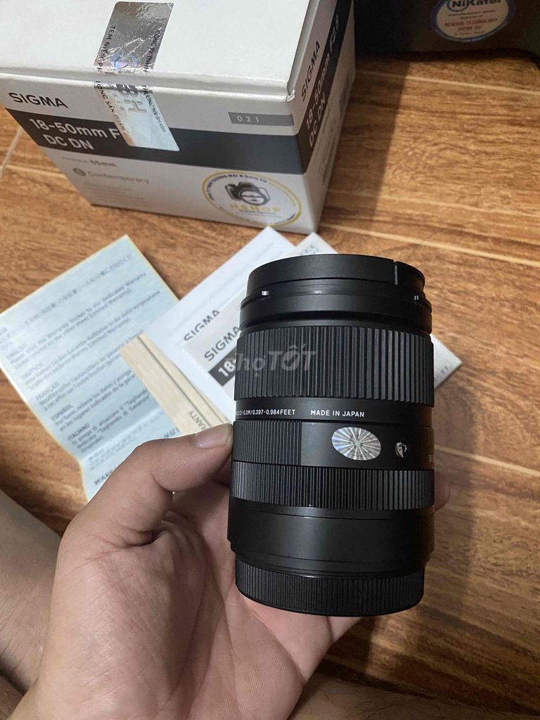 Ống kính máy ảnh Sigma 18-50mm f/2.8 For Fuji. Mua bán Máy ảnh, Máy quay tại Quận Hải Châu Đà Nẵng được đăng bởi yuno hình 1
