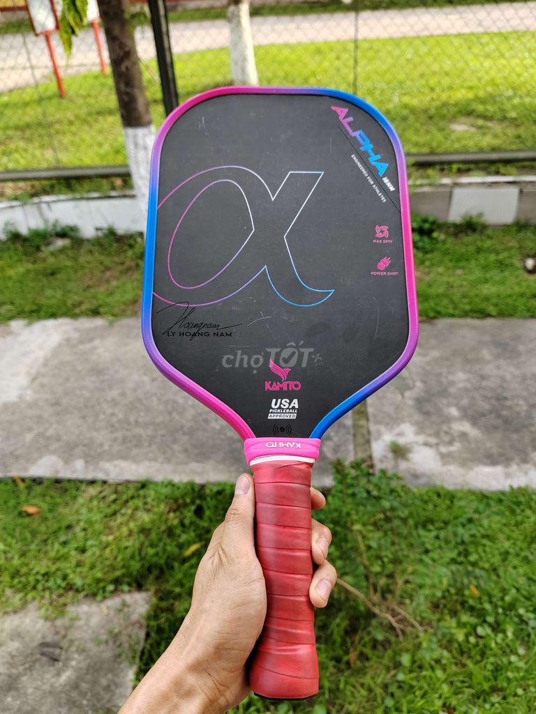 Vợt Pickleball Kamito Alpha Đen, Hồng, Xanh. Mua bán Đồ thể thao, Dã ngoại tại Thị xã Tân Uyên Bình Dương được đăng bởi hồ hình 1