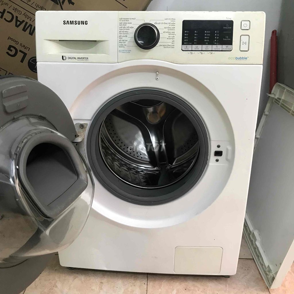Máy giặt samsung inverter 9kg cửa phụ