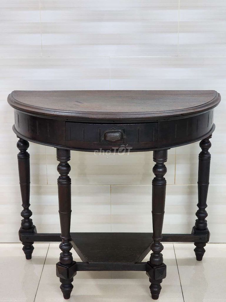 Bàn bán nguyệt xưa. Mua bán Bàn ghế tại Quận 6 Tp Hồ Chí Minh được đăng bởi Vintage Decor hình 1
