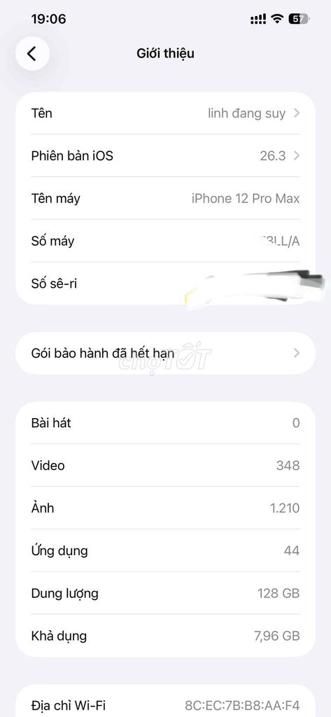 Apple iPhone 12 Pro Max 128GB Đen sọc màn hình. Mua bán Điện thoại tại Quận 12 Tp Hồ Chí Minh được đăng bởi Linh Phan hình 1