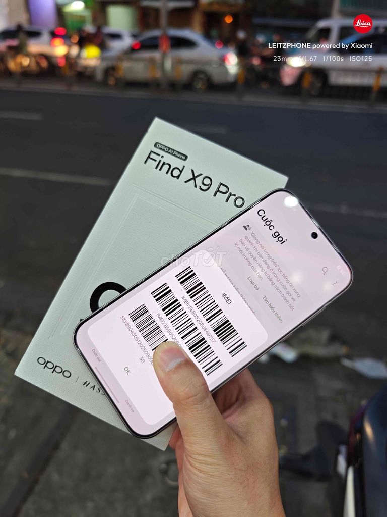 Oppo Find X9 Pro 512GB Xám Chính Hãng Fullbox. Mua bán Điện thoại tại Quận 11 Tp Hồ Chí Minh được đăng bởi Andy Lau hình 1