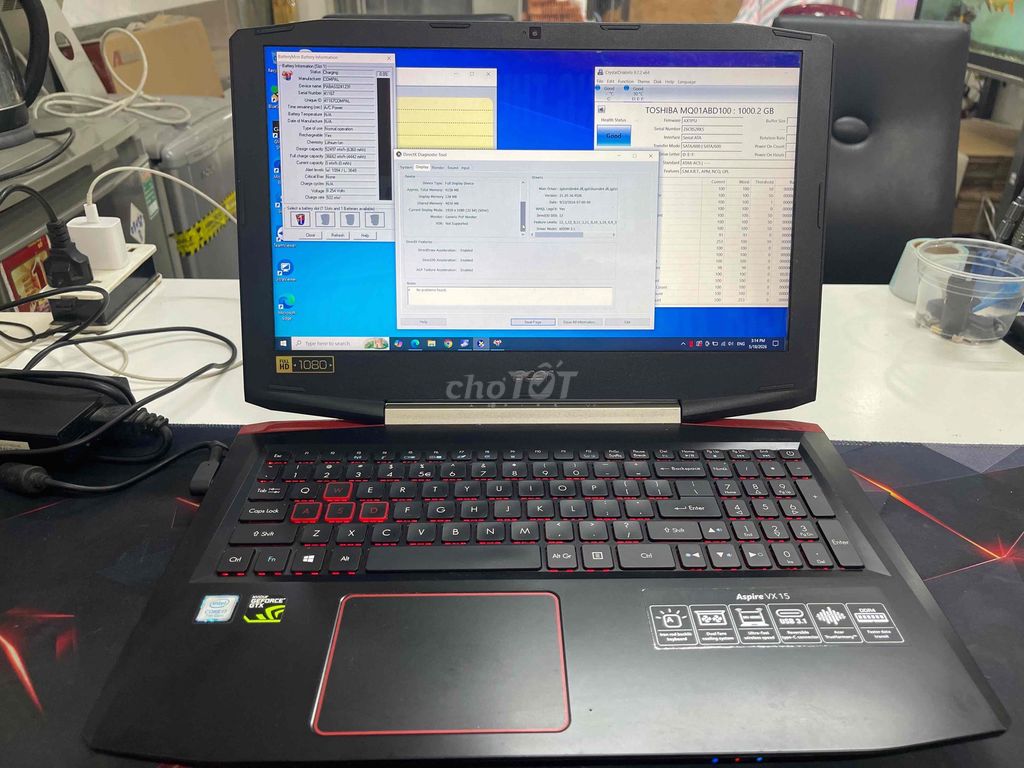 Acer Aspire VX5 i7-7th/8GB/1TB Gtx 1050. Mua bán Laptop tại Quận Gò Vấp Tp Hồ Chí Minh được đăng bởi Chí Hướng Group  hình 1