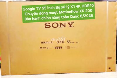 TV 4K Sony KD-55X75K 55in 4K Google TV BH 08/2026. Mua bán Tivi, Âm thanh tại Quận 8 Tp Hồ Chí Minh được đăng bởi Nguyen nguyen