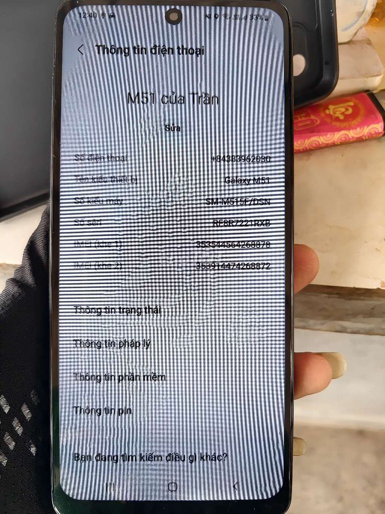 Samsung Galaxy M51 128GB, Ship free quanh hà nội. Mua bán Điện thoại tại Huyện Sóc Sơn Hà Nội được đăng bởi Trần Mạnh hình 1