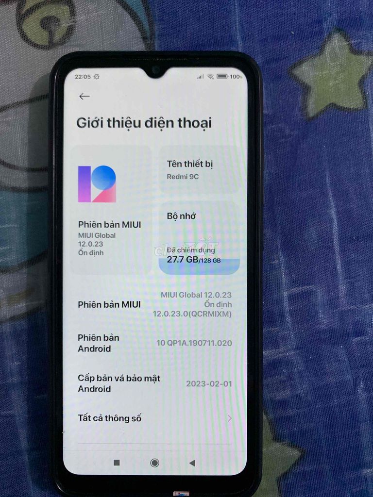Xiaomi Redmi 9C 128GB Đen. Mua bán Điện thoại tại Thị xã Bến Cát Bình Dương được đăng bởi Tong Che Phuong hình 1