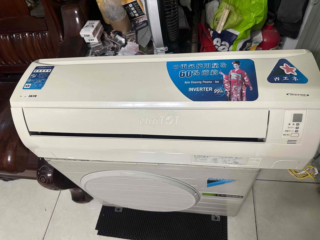 Máy lạnh Daikin Inverter .1hp . new zin 90%. Mua bán Máy lạnh, điều hoà tại Quận 1 Tp Hồ Chí Minh được đăng bởi phan duc anh hình 1