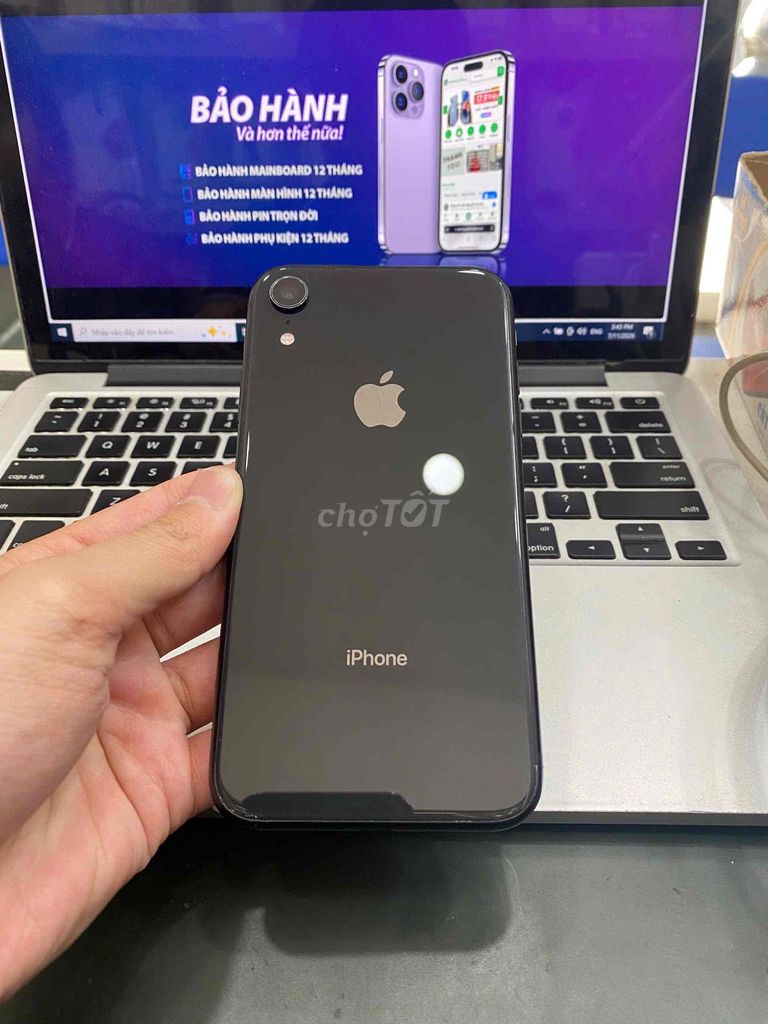 Apple iPhone XR 64GB Đen Trầy sườn, kính. Mua bán Điện thoại tại Quận 3 Tp Hồ Chí Minh được đăng bởi Tuấn Nguyễn hình 1