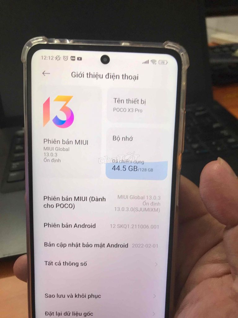 Poco X3 Pro 6GB/128GB Xanh. Mua bán Điện thoại tại Quận Bình Tân Tp Hồ Chí Minh được đăng bởi Hùng Nguyễn  hình 1