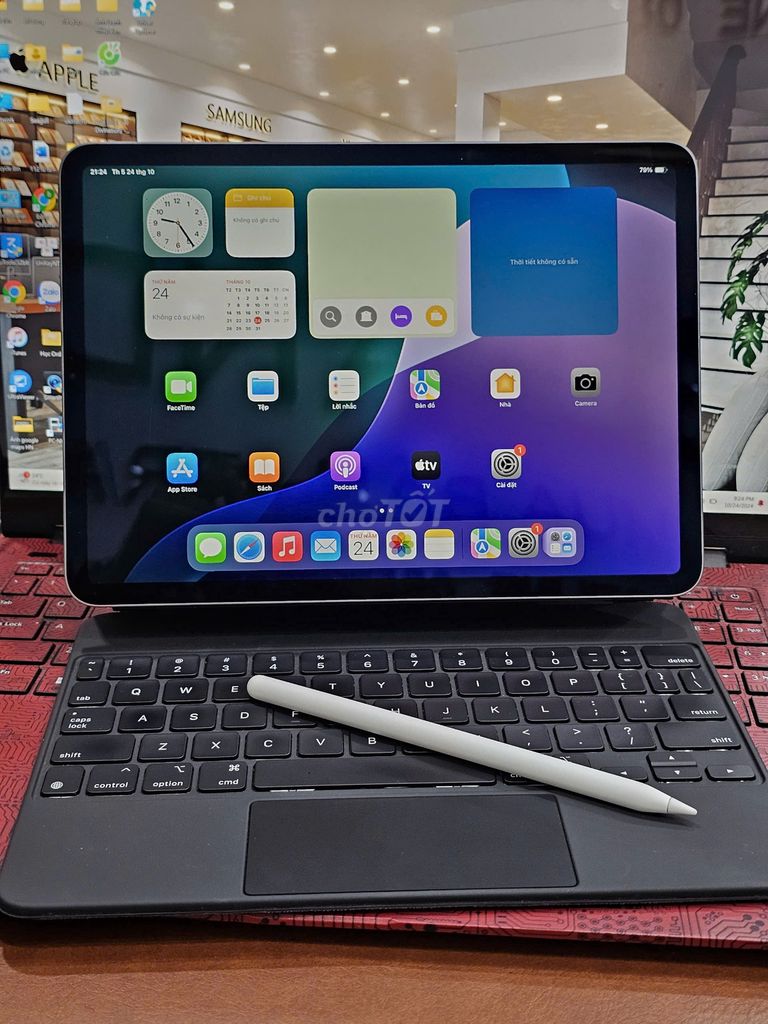 ipad Pro 11 inch M2 Wifi+ Bút Pencil 2+ Phím Apple