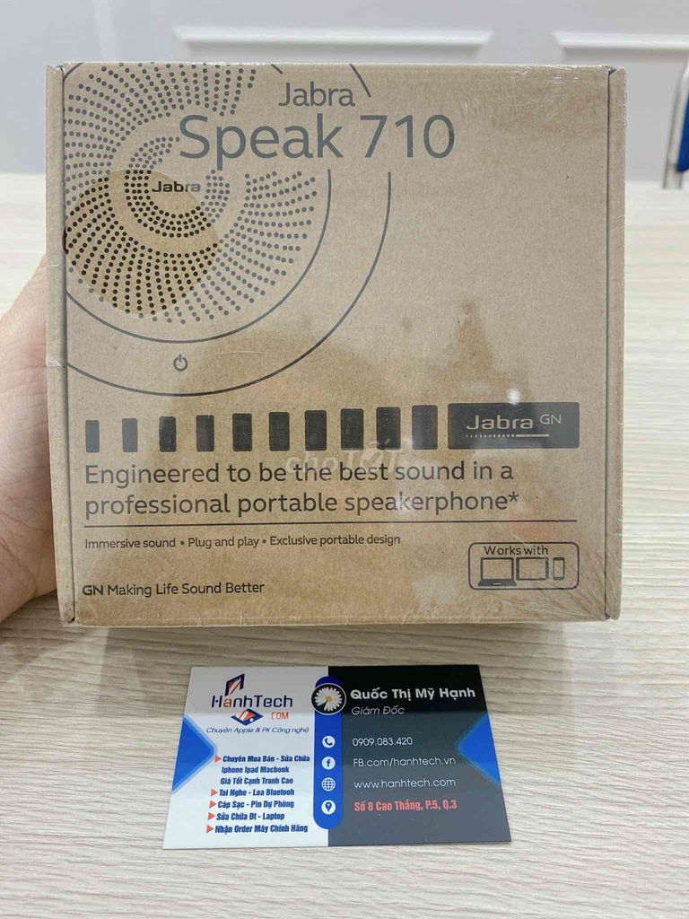 Loa phòng họp Jabra Speak 710 MS/UC BH 24 tháng. Mua bán Tivi, Âm thanh tại Quận 3 Tp Hồ Chí Minh được đăng bởi Hạnh Tech hình 2