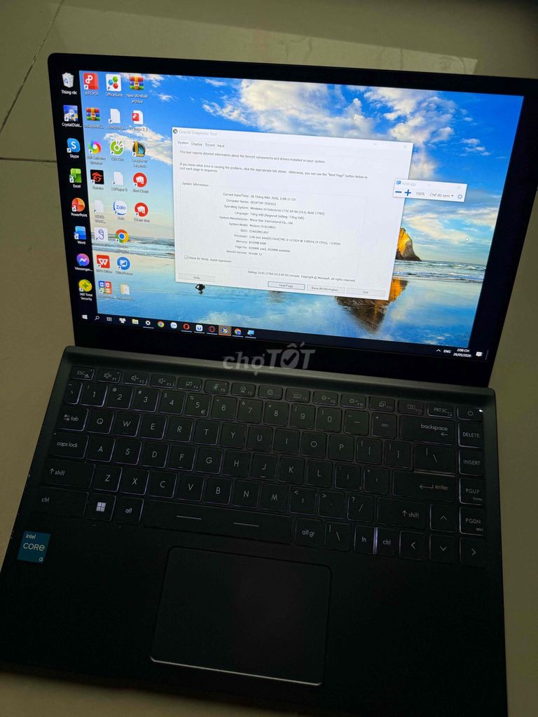 MSI Modern 14 I3-1115G4 8GB/256GB loa nge nhỏ. Mua bán Laptop tại Quận Gò Vấp Tp Hồ Chí Minh được đăng bởi VũHùng hình 1