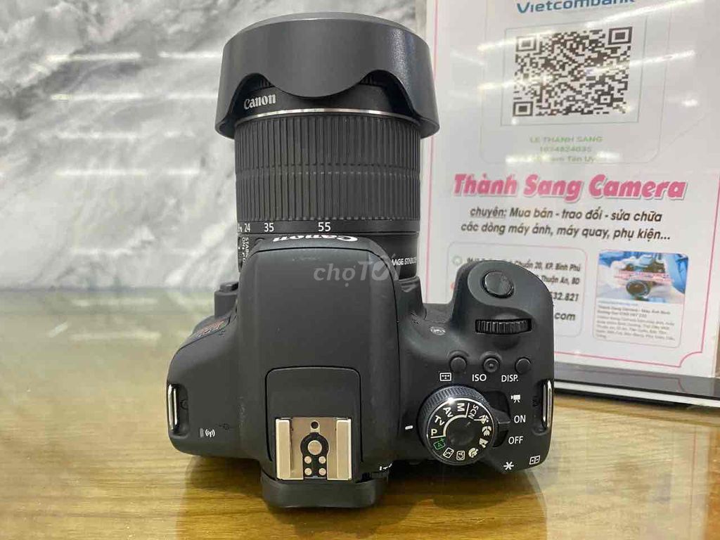 Máy ảnh Canon 750D Kit 18-55mm Đen. Mua bán Máy ảnh, Máy quay tại Thành phố Thuận An Bình Dương được đăng bởi Thành Sang Camera hình 1