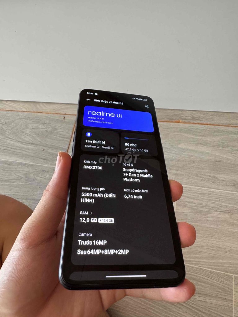 Realme GT Neo 5 SE 12GB/256GB Full Box. Mua bán Điện thoại tại Huyện Xuân Lộc Đồng Nai được đăng bởi Hoàng hình 1