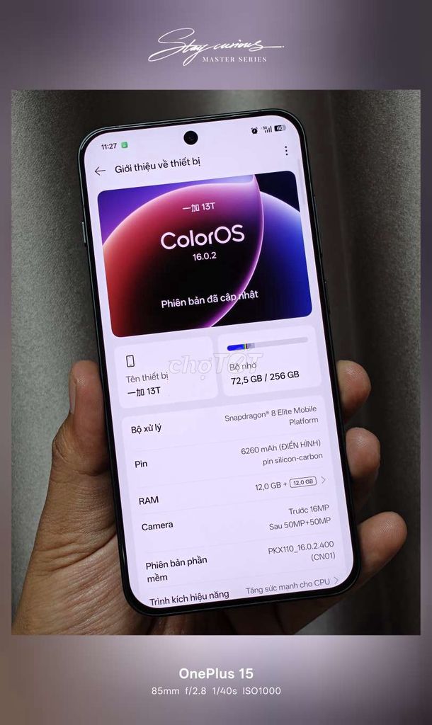 OnePlus 13T 256GB Đen. Mua bán Điện thoại tại Thành phố Pleiku Gia Lai được đăng bởi Hoa hình 1