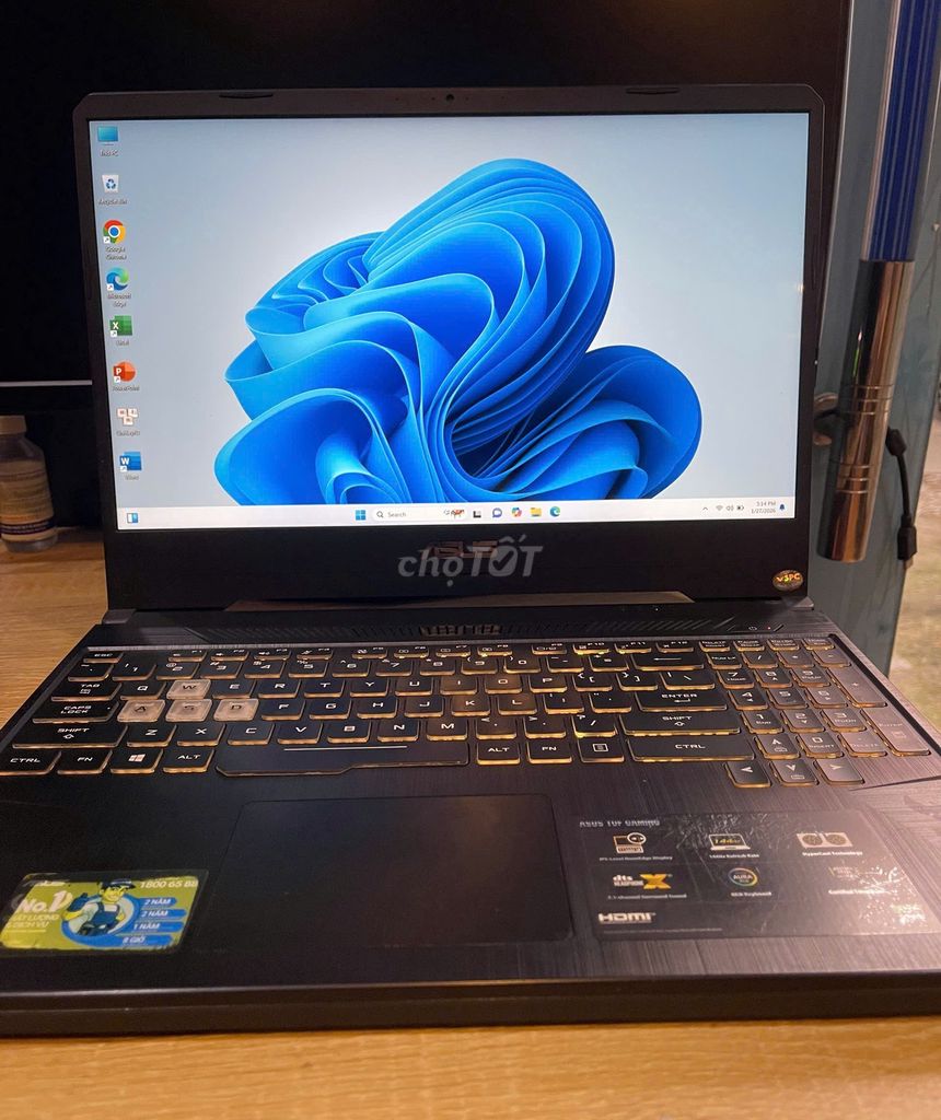Laptop ASUS Tuf Ryzen 7 3750H 8GB/512GB 15.6inch. Mua bán Laptop tại Quận Gò Vấp Tp Hồ Chí Minh được đăng bởi KD Computer Shop hình 1