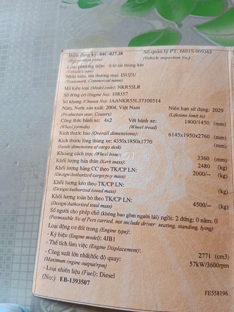 Isuzu cần bán.. Mua bán Xe tải, xe ben tại Thành phố Tân An Long An được đăng bởi Trang hình 6
