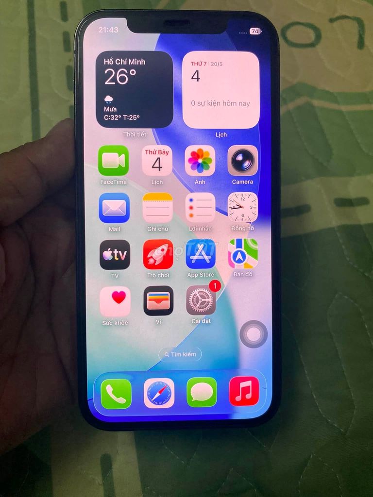 Apple iPhone 12 Pro 128GB Xanh đã thay pin. Mua bán Điện thoại tại Quận Bình Tân Tp Hồ Chí Minh được đăng bởi Hội Đồ Điện Tử hình 1