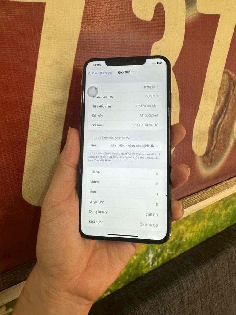 iphone xs max 256g vàng quốc tế