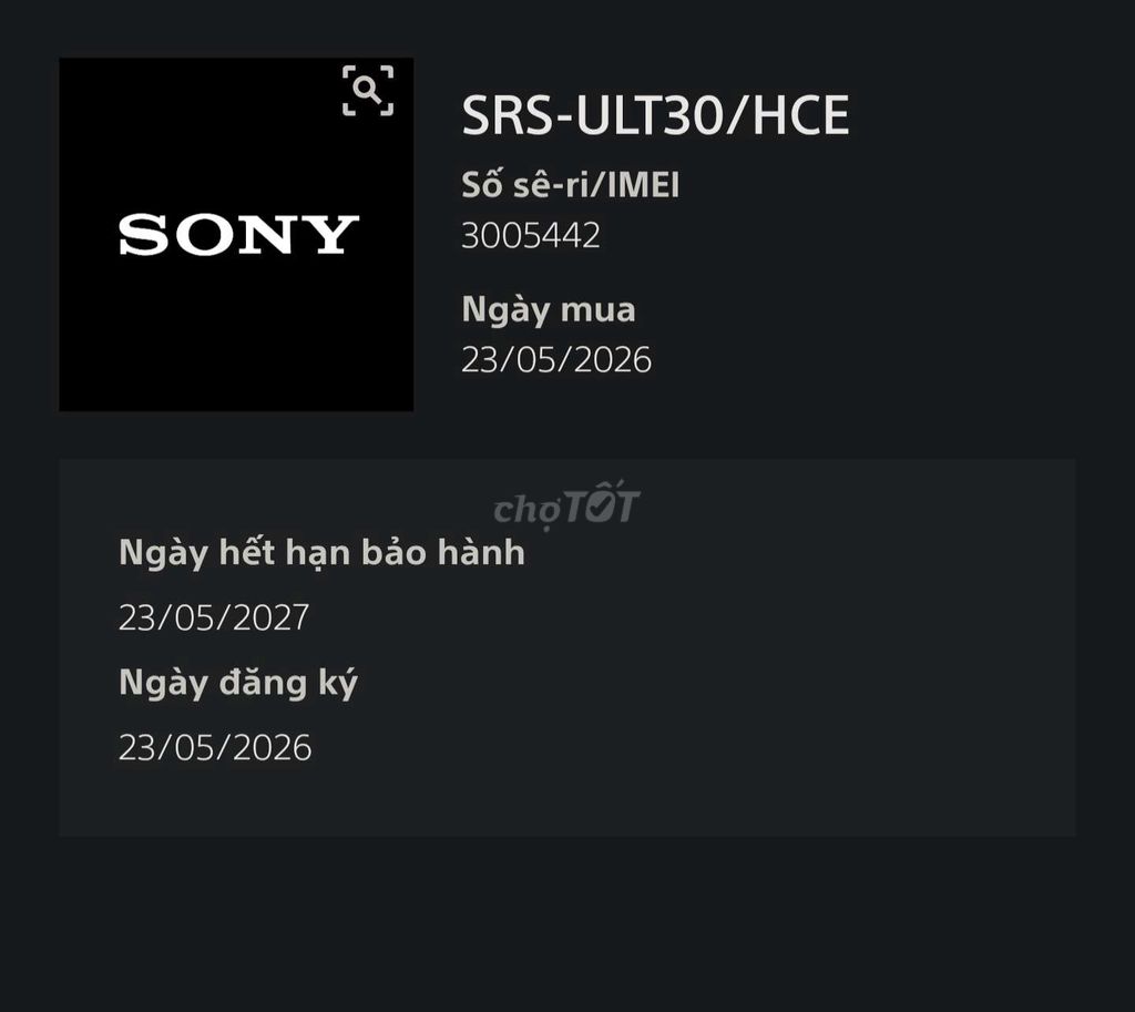 Loa Bluetooth Sony ULT Field 3. Mua bán Tivi, Âm thanh tại Thành phố Thủ Đức Tp Hồ Chí Minh được đăng bởi Trọng hình 1
