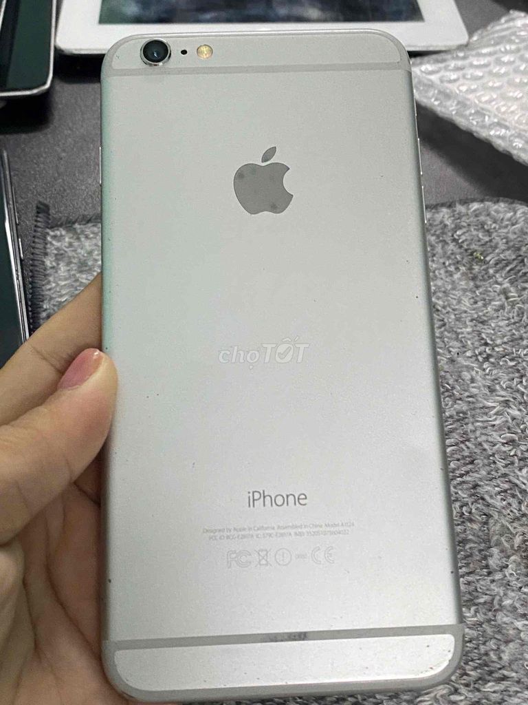 ip6 plus, bảng 64g, full vân, nứt kính, 590k