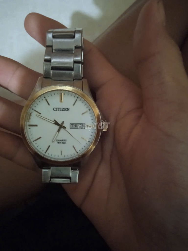 Đồng hồ Citizen Quartz Kim loại Bạc Vàng. Mua bán Đồng hồ tại Huyện Hiệp Hòa Bắc Giang được đăng bởi Nhuhoan hình 1