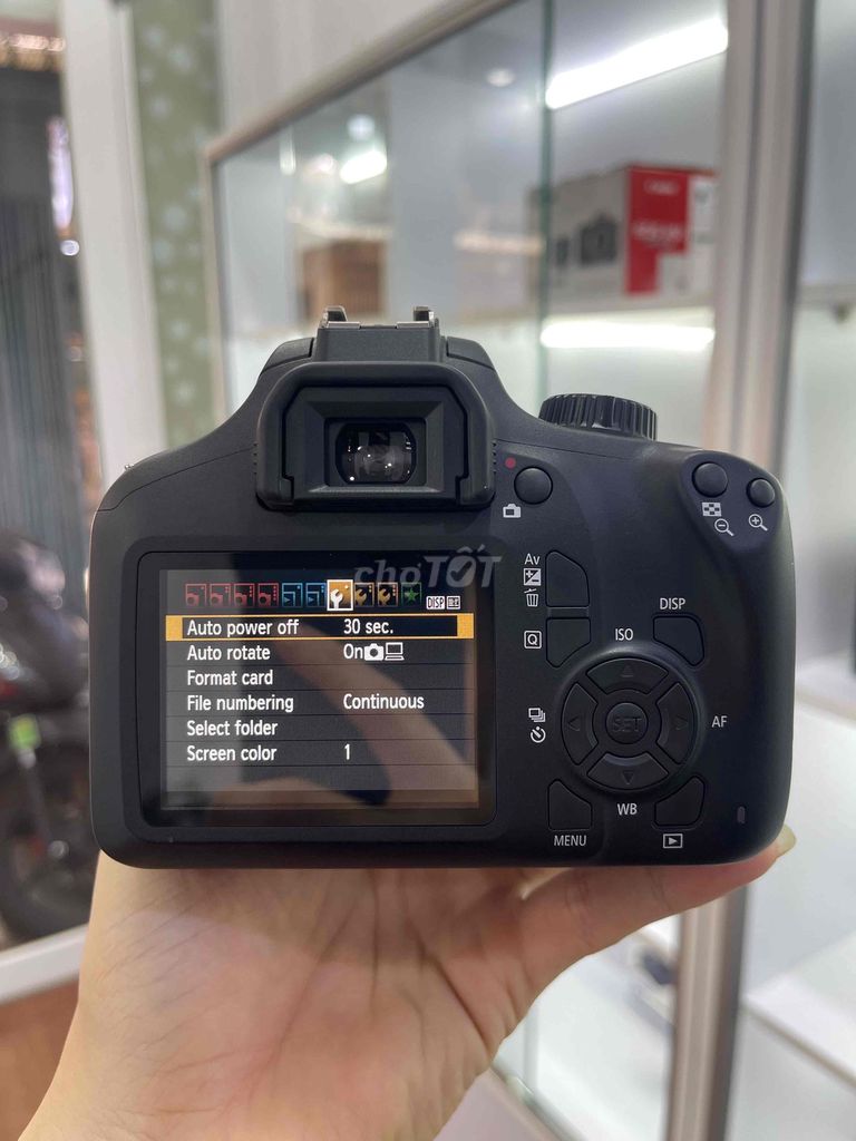 Máy ảnh Canon EOS 3000D. Mua bán Máy ảnh, Máy quay tại Quận 10 Tp Hồ Chí Minh được đăng bởi Máy Ảnh MD hình 1