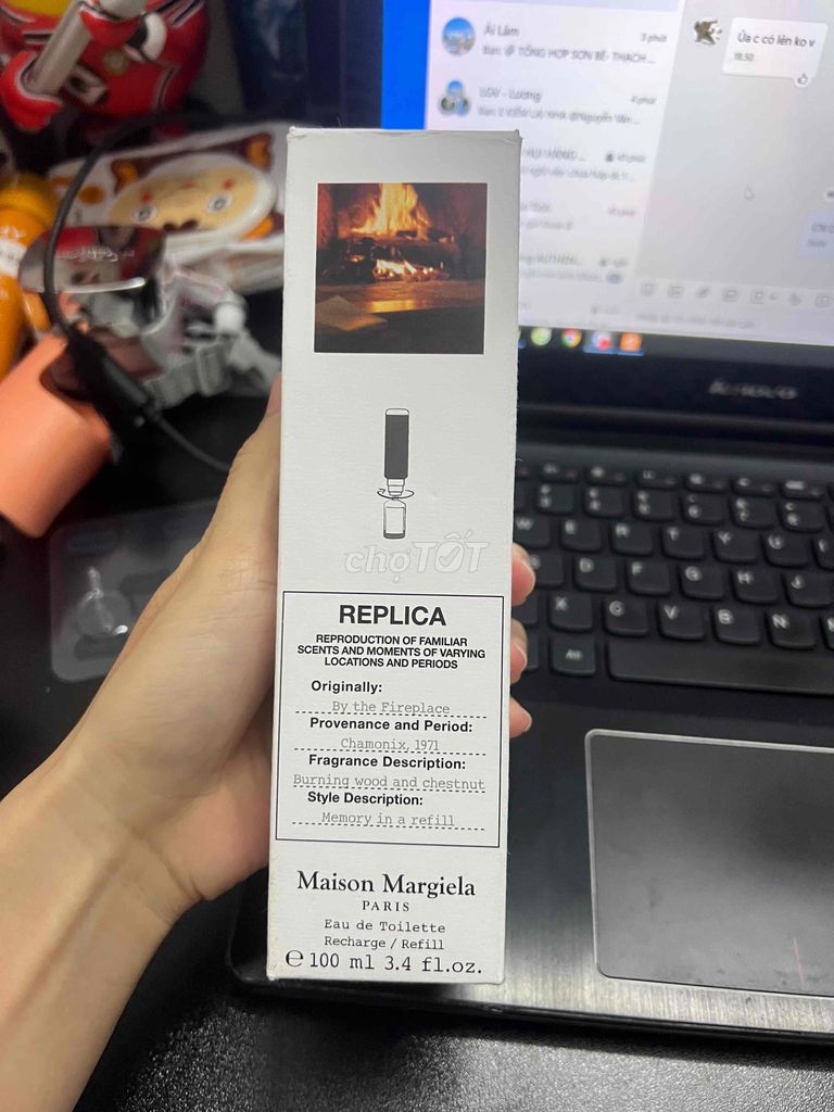 Nước Hoa Unisex Replica By The Fireplace EDT 100ml. Mua bán Nước hoa tại Quận Ninh Kiều Cần Thơ được đăng bởi Ánh Tiến hình 1