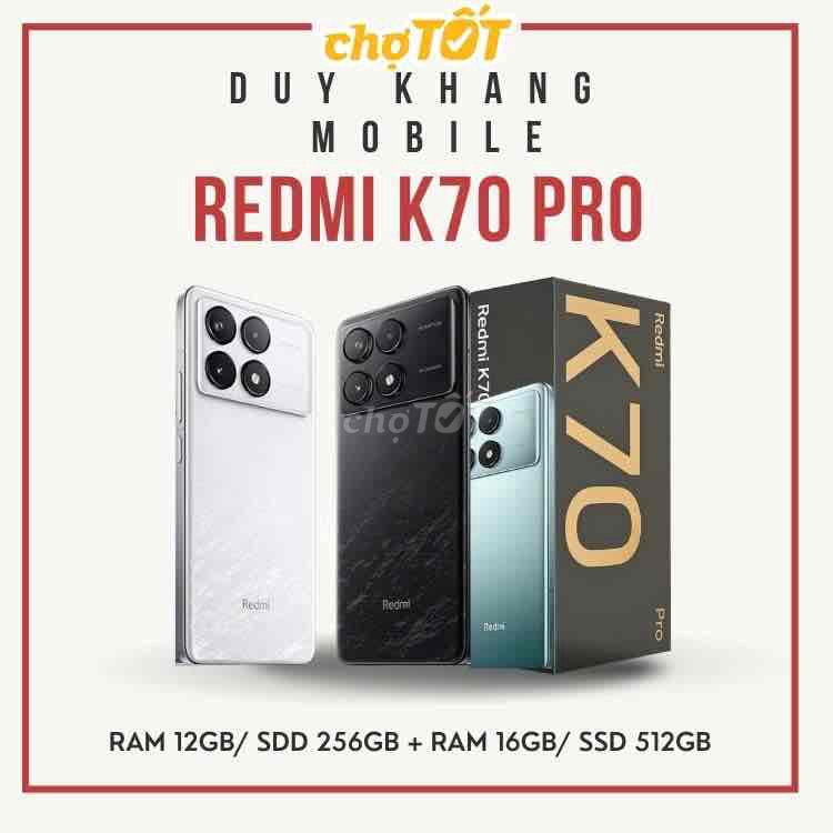 Xiaomi Redmi K70 Pro Newseal Mới 100% Snap8gen3