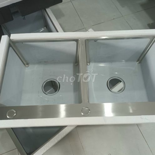 Chậu rửa chén Inox 304 Bạc 82x45cm Mới. Mua bán Dụng cụ nhà bếp tại Quận Hải Châu Đà Nẵng được đăng bởi THIẾT BỊ GIA DỤNG HÀNG CHÍNH HÃNG hình 1
