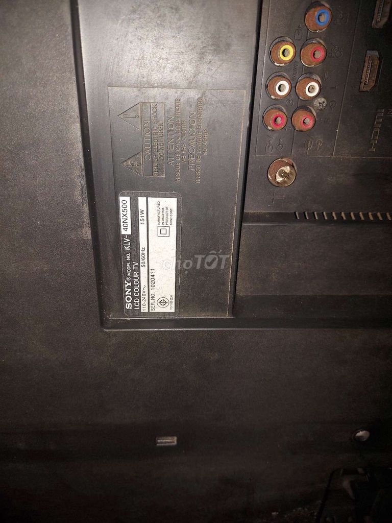 Tivi Sony KLV-40NX500 Đen. Mua bán Tivi, Âm thanh tại Quận Bình Thuỷ Cần Thơ được đăng bởi Phải hình 1