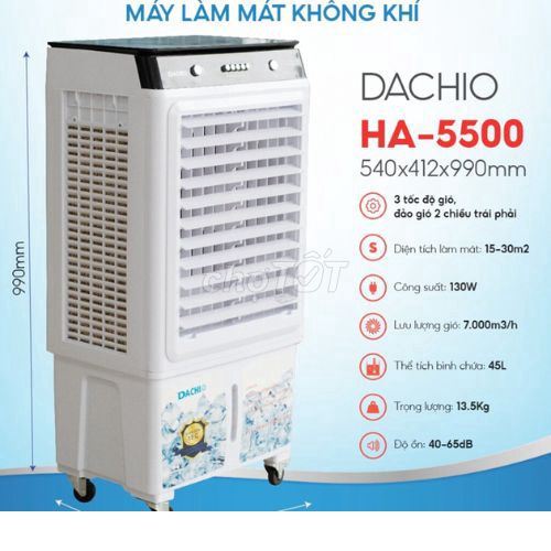 Quạt Daichi HA 5500 - 40 Lít. Mới 100% - BH 12T