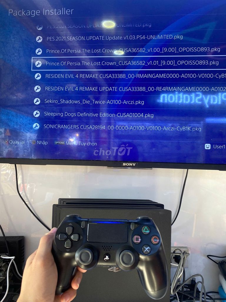 Máy chơi game PS5 pro, Slim, Ps4 pro hack sẵn game. Mua bán Thiết bị chơi game tại Quận 10 Tp Hồ Chí Minh được đăng bởi Nguyễn Trọng Lễ hình 7