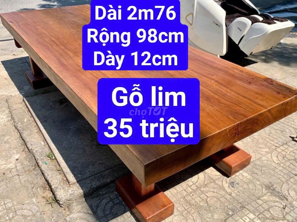 phản gỗ lim 2m76x98cm. Dịch vụ dọn dẹp nhà tại Quận Sơn Trà Đà Nẵng được đăng bởi THẾ GIỚI ĐỒ CŨ ĐÀ NẴNG hình 1