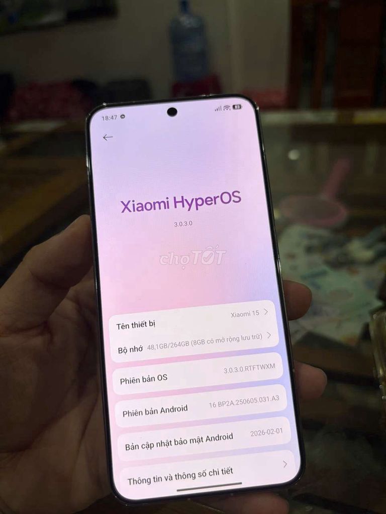 Xiaomi 15 12GB/256GB Bạc 99%. Mua bán Điện thoại tại Quận Liên Chiểu Đà Nẵng được đăng bởi Mi Xuung hình 1