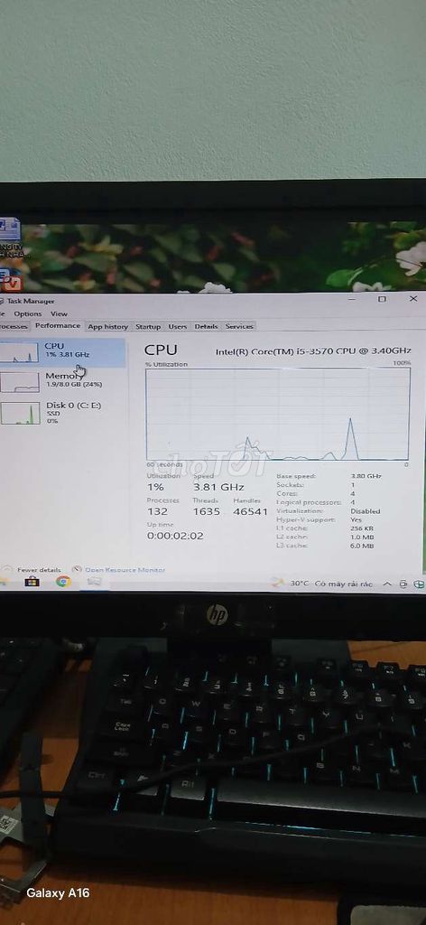 Máy tính để bàn i5 3570 8GB/128GB Đã dùng. Mua bán Máy tính để bàn tại Thành phố Thái Nguyên Thái Nguyên được đăng bởi nguyenducthoan hình 1