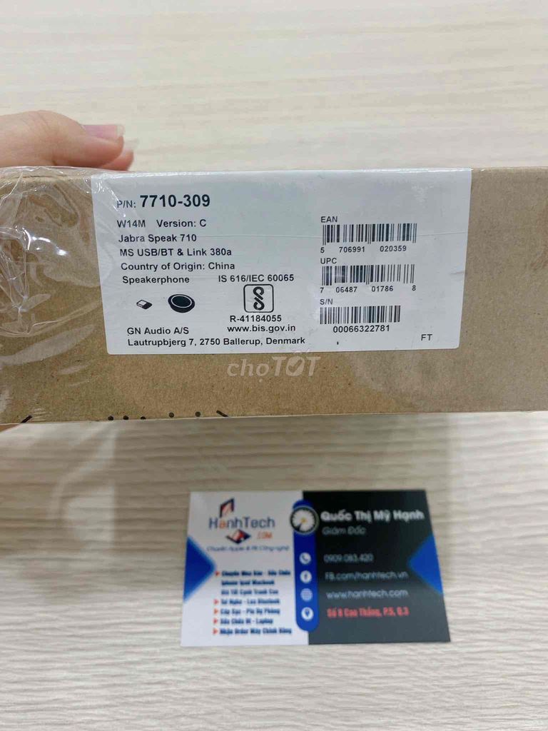 Loa phòng họp Jabra Speak 710 MS/UC BH 24 tháng. Mua bán Tivi, Âm thanh tại Quận 3 Tp Hồ Chí Minh được đăng bởi Hạnh Tech hình 3