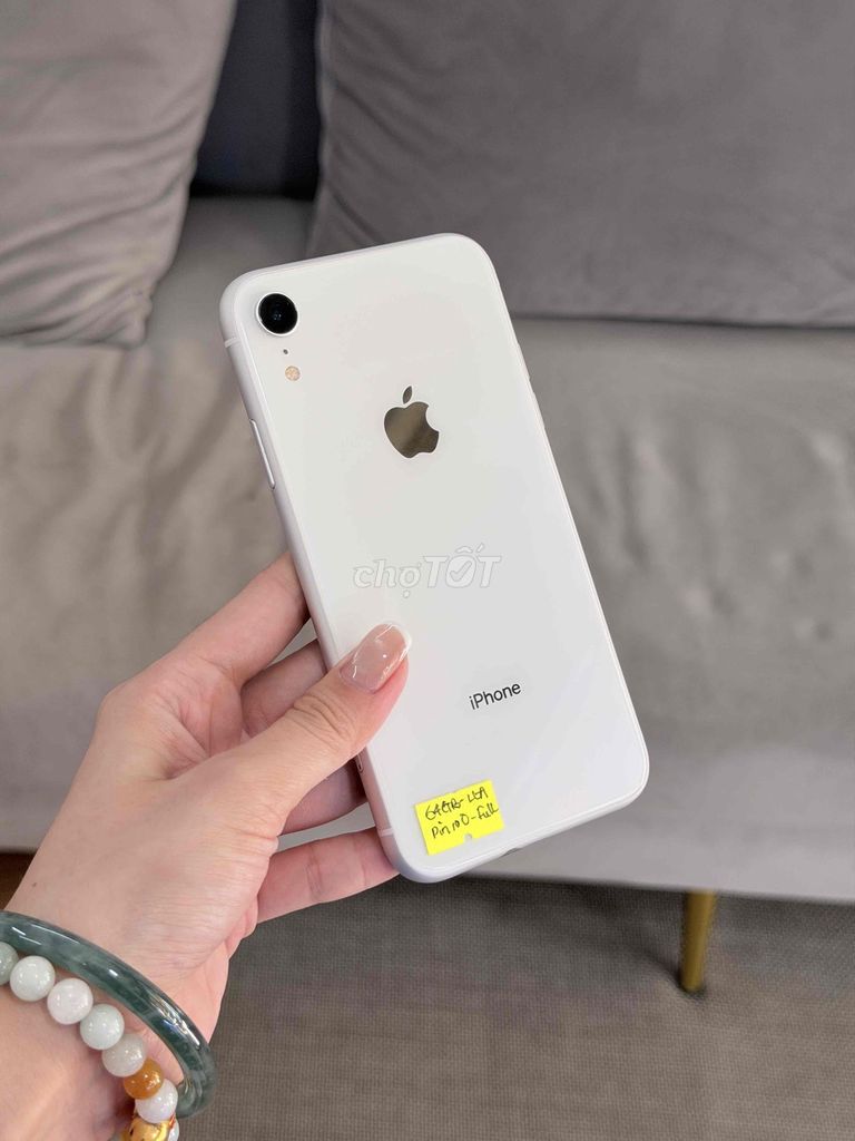 Apple iPhone XR 64GB Trắng Mỹ Like New Hỗ Trợ Góp. Mua bán Điện thoại tại Quận 8 Tp Hồ Chí Minh được đăng bởi CA REM BÁN TÁO hình 1