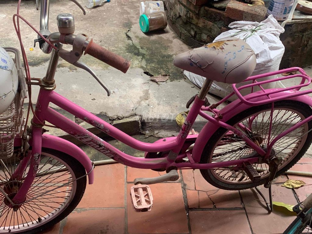 xe đạp hồng. Mua bán Xe đạp tại Quận Bắc Từ Liêm Hà Nội được đăng bởi Ninh hình 3