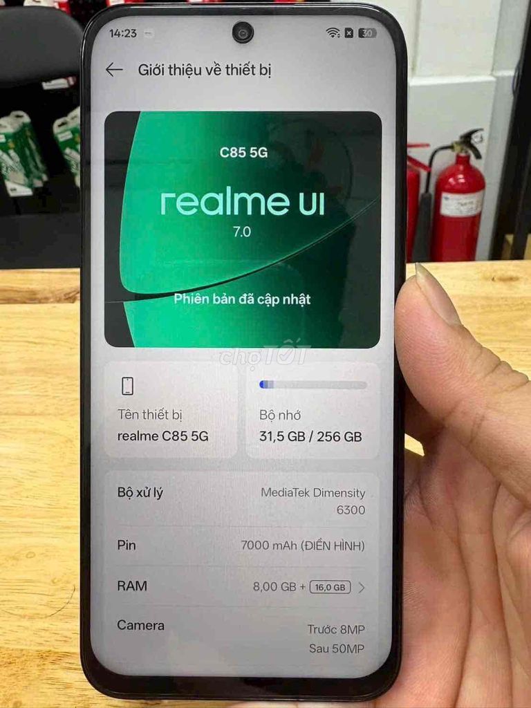 Realme C85 5G 8GB/256GB Xanh. Mua bán Điện thoại tại Thành phố Thủ Đức Tp Hồ Chí Minh được đăng bởi Max hình 1