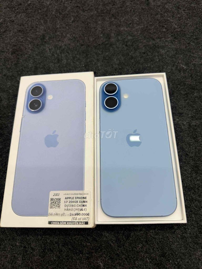 Apple iPhone 17 256GB Xanh VNA bh 5/2027 sạc 5 lân. Mua bán Điện thoại tại Quận Tân Bình Tp Hồ Chí Minh được đăng bởi Shop Trung Văn Apple Watch hình 1