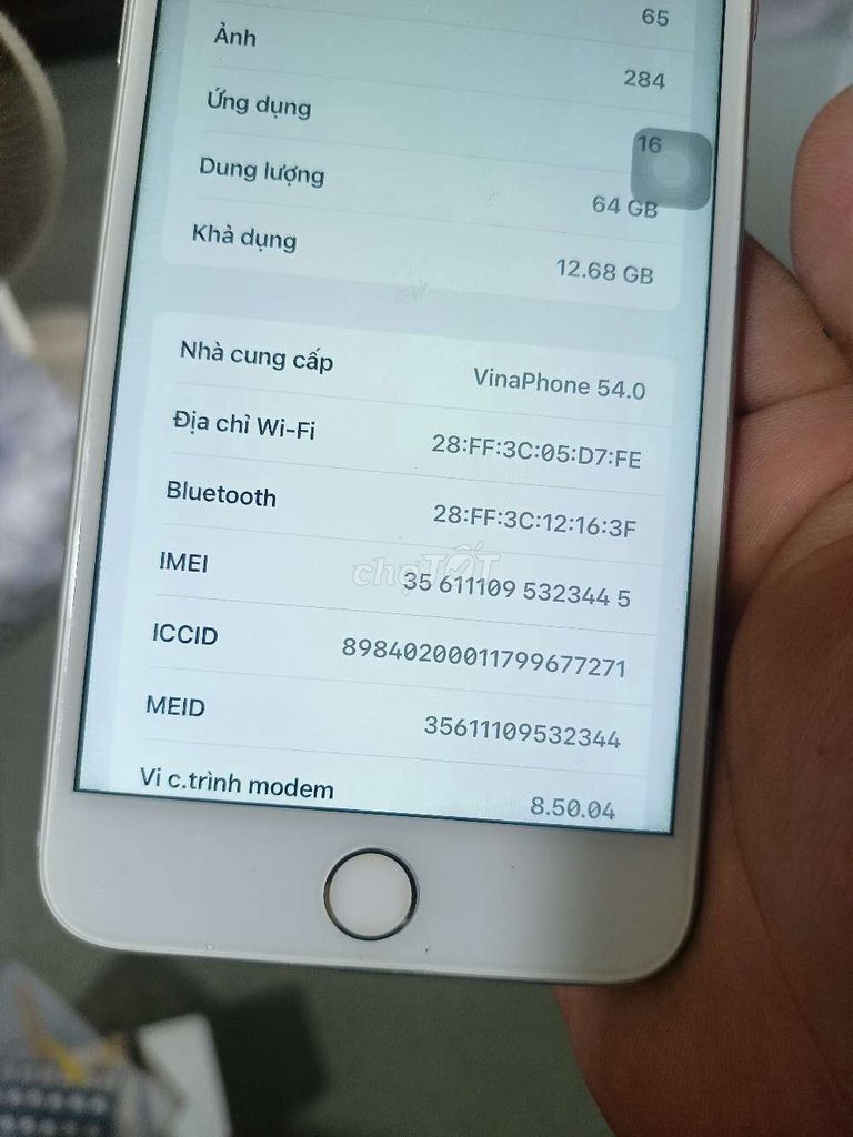 Apple iPhone 8 Plus 64GB Trắng. Mua bán Điện thoại tại Quận 12 Tp Hồ Chí Minh được đăng bởi nam hình 1
