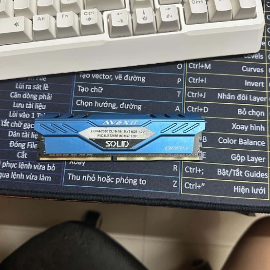 RAM AVEXIR DDR4 8GB 2666MHz Xanh Mới. Mua bán Linh kiện (RAM, Card...) tại Thành phố Bắc Ninh Bắc Ninh được đăng bởi Chu Quang Trường hình 1
